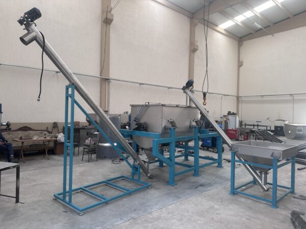 1500LT Horizontal Loading Discharging Mixer Line - Image 2