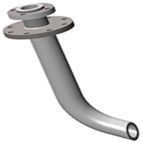 Lined J Type Dip Pipe & Drop Tube