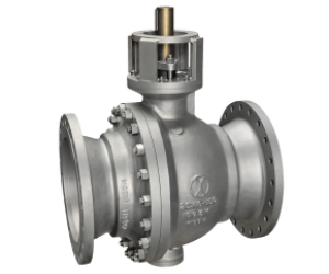 Cast steel fixed reduced diameter ball valve