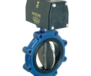 Keystone Figure 129 139 Butterfly Valve with Powered Actuator