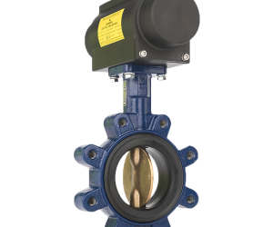 Keystone Series GR Butterfly Valve with Powered Actuator