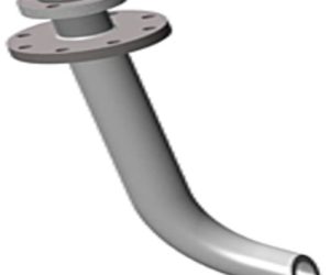 Lined J Type Dip Pipe & Drop Tube